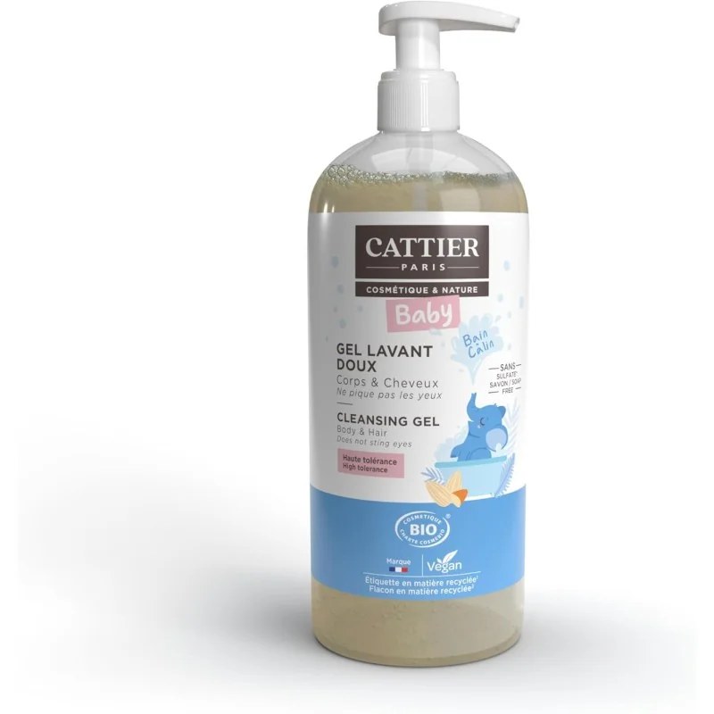 CATTIER CATTIER GEL LAVANT DOUX CHEVEUX ET CORPS 500ML