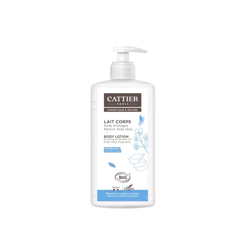 CATTIER Cattier LAIT CORPS MODELANT  ALOE VERA / ONAGRE - 500ml