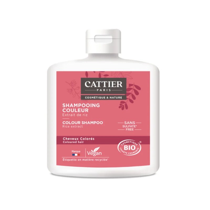CATTIER CATTIER SHAMPOOING COULEUR - 0% SULFATE CHEVEUX COLORÉS 250 ML