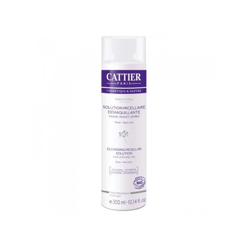 CATTIER Cattier  SOLUTION MICELLAIRE DEMAQUILLANTE - PERLE D'EAU -  300ml
