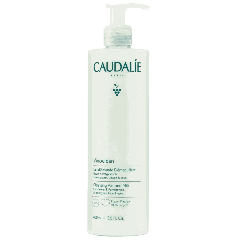 Caudalie  CAUDALIE VINOCLEAN LAIT D'AMANDE DEMAQUILLANT TOUS TYPES DE PEAUX 400 ML
