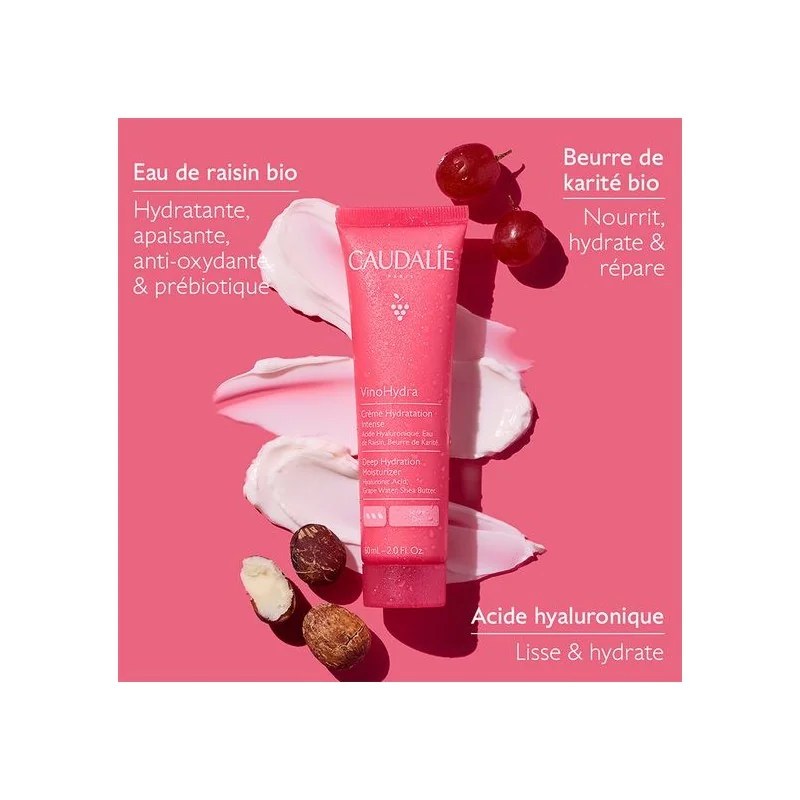 Caudalie  CAUDALIE VinoHYDRA Crème SOS hydratation intense - 60mL — vue 2