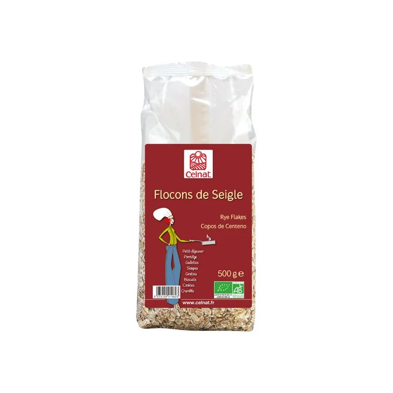 CELNAT CELNAT FLOCONS DE SEIGLE 500G
