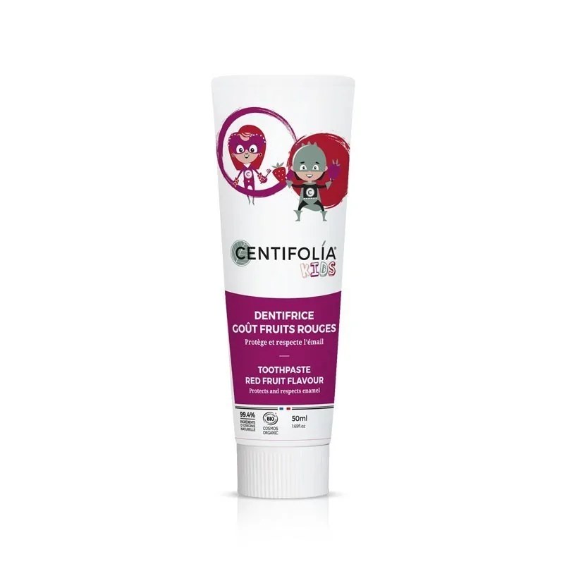 CENTIFOLIA Centifolia DENTIFRICE GOUT FRUIT ROUGES BIO 50ML