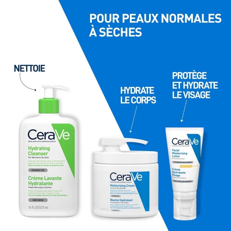 CERAVE   Cerave Baume Hydratant Avec Pompe – 454 g — vue 5