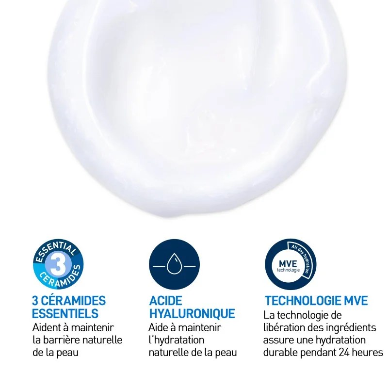CERAVE   CERAVE CRÈME LAVANTE HYDRATANTE 236ML — vue 7