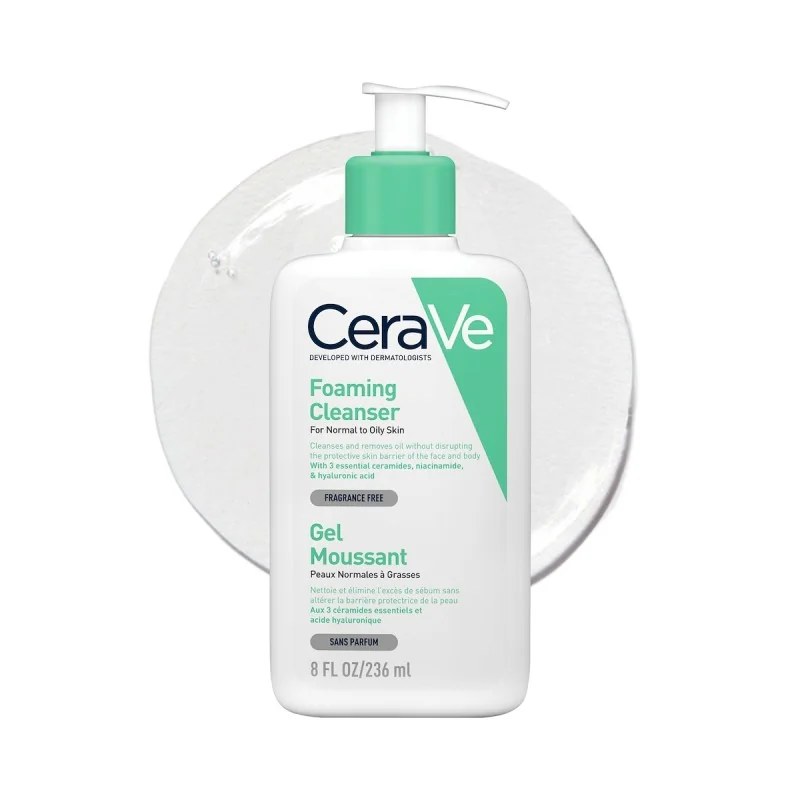 CERAVE   CERAVE GEL MOUSSANT PEAUX NORMALES À GRASSES 236ML — vue 2