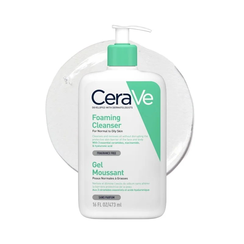 CERAVE   CERAVE GEL MOUSSANT PEAUX NORMALES À GRASSES 473ML — vue 2