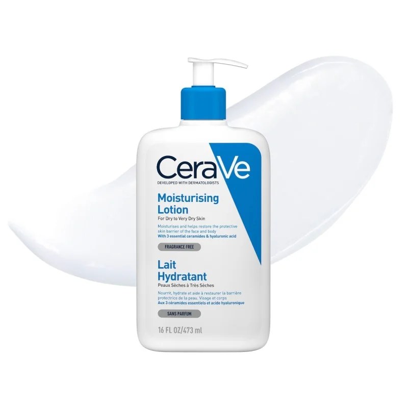 CERAVE   CERAVE LAIT HYDRATANT PEAUX SÈCHES A TRÈS SÈCHES 473ML — vue 3