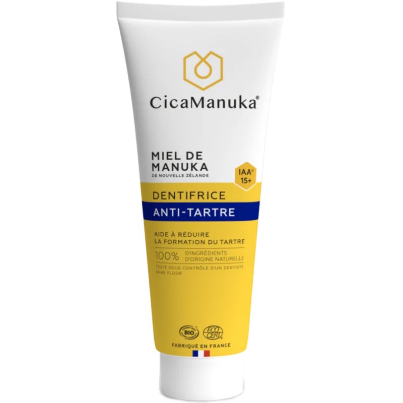 CICA MANUKA CICA MANUKA DENTIFRICE ANTI-TARTRE IAA15+ 75ML