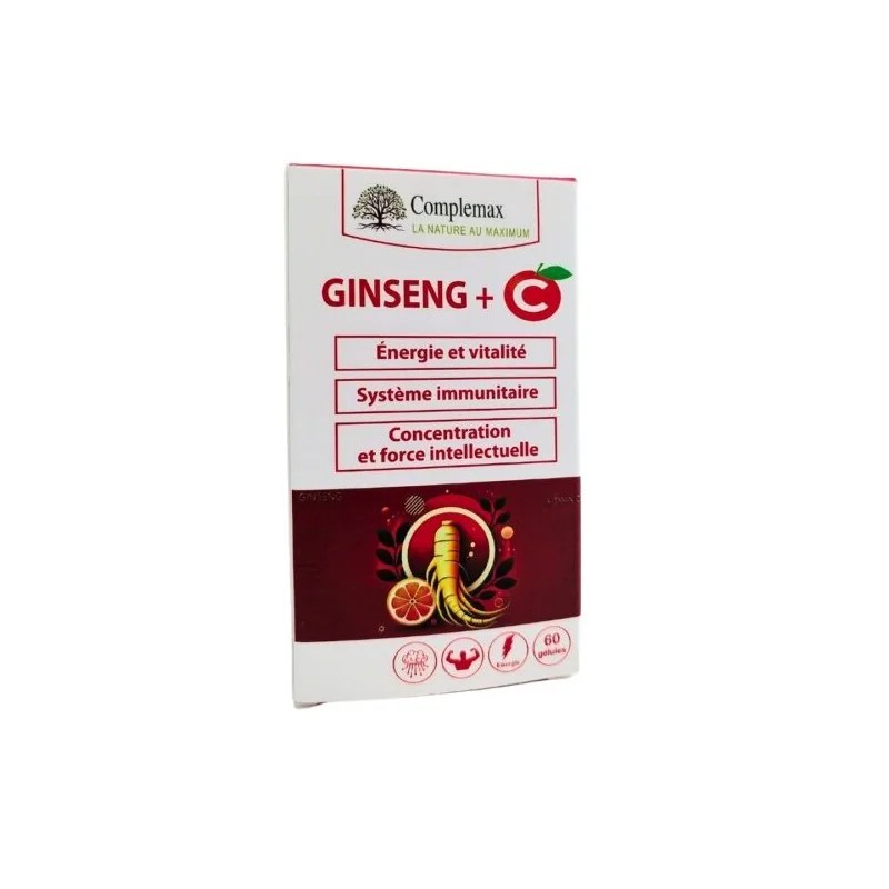 Complemax Complemax Ginseng + C 60 Gelules