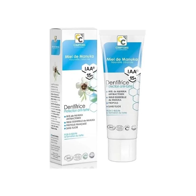 COMPTOIRS & COMPAGNIES COMPTOIRS & COMPAGNIES DENTIFRICE MANUKA ANTI-TARTRE 75ML