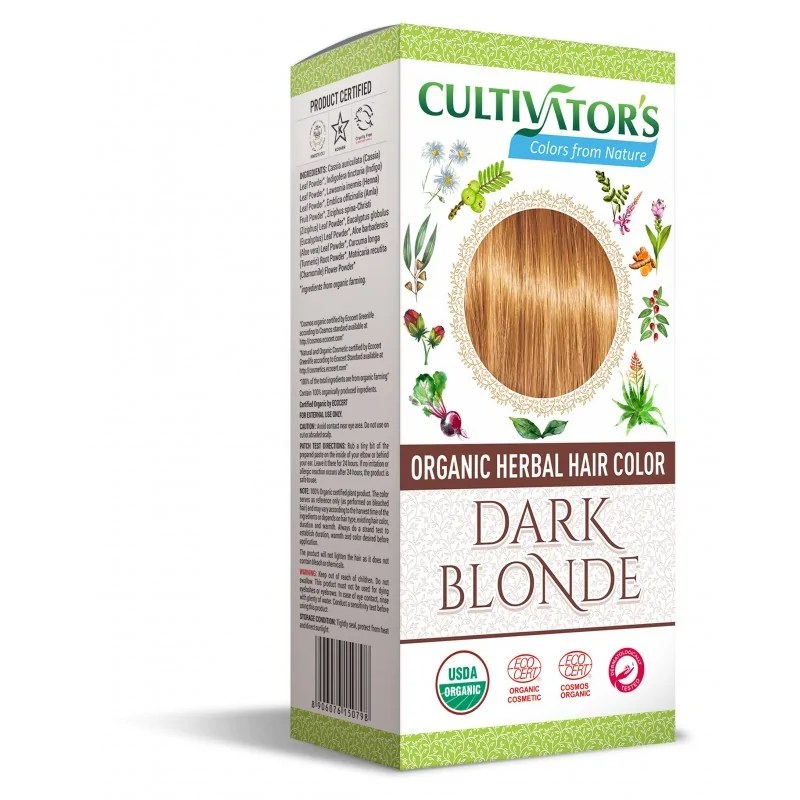 Cultivator's  CULTIVATORS ORGANIC HERBAL HIAR COLOR  DARK BLONDE