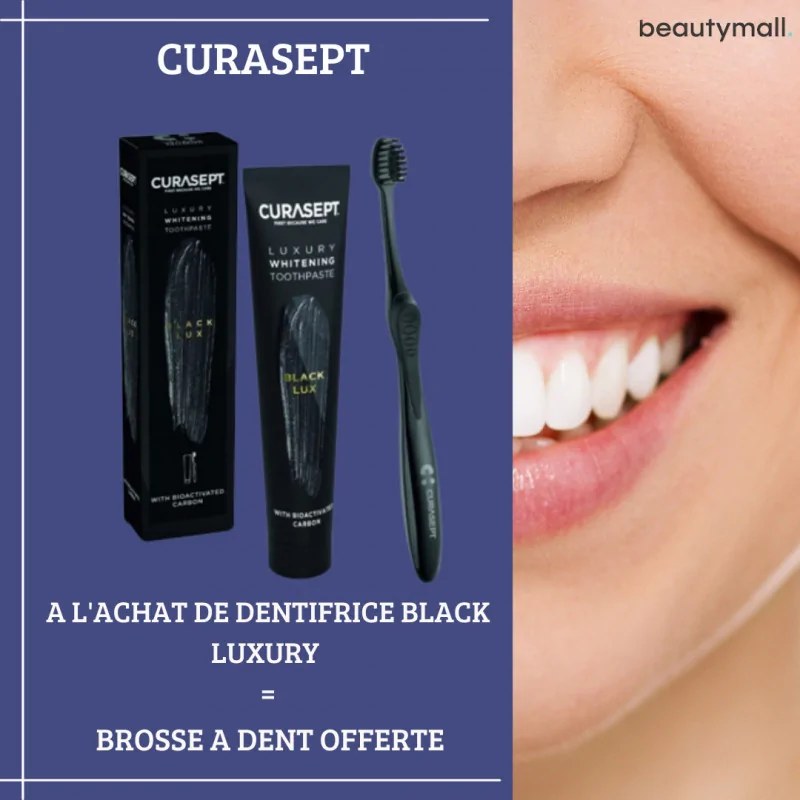 CURASEPT  CURASEPT DENTIFRICE BLACK LUXURY 75ML