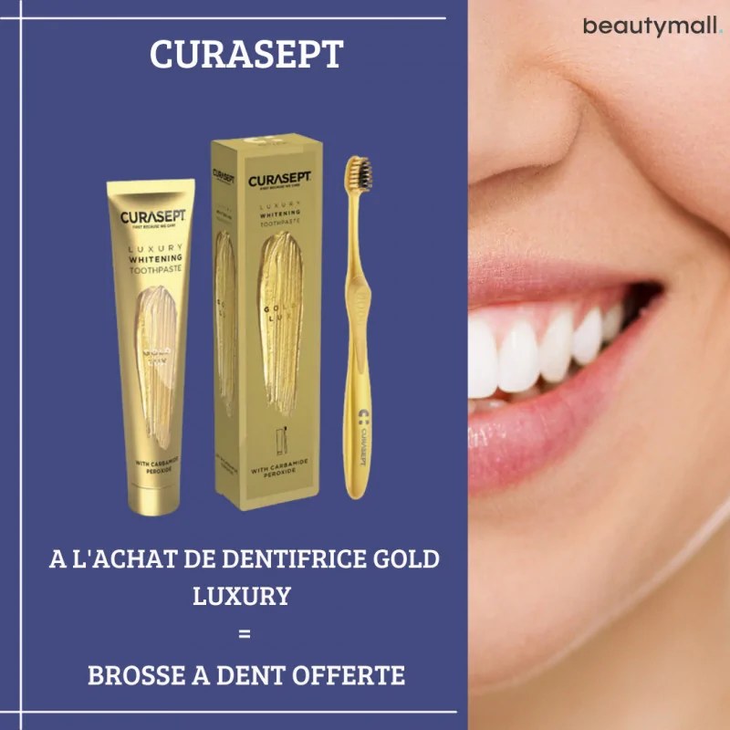 CURASEPT  Curasept Dentifrice gold  Luxury 75ml