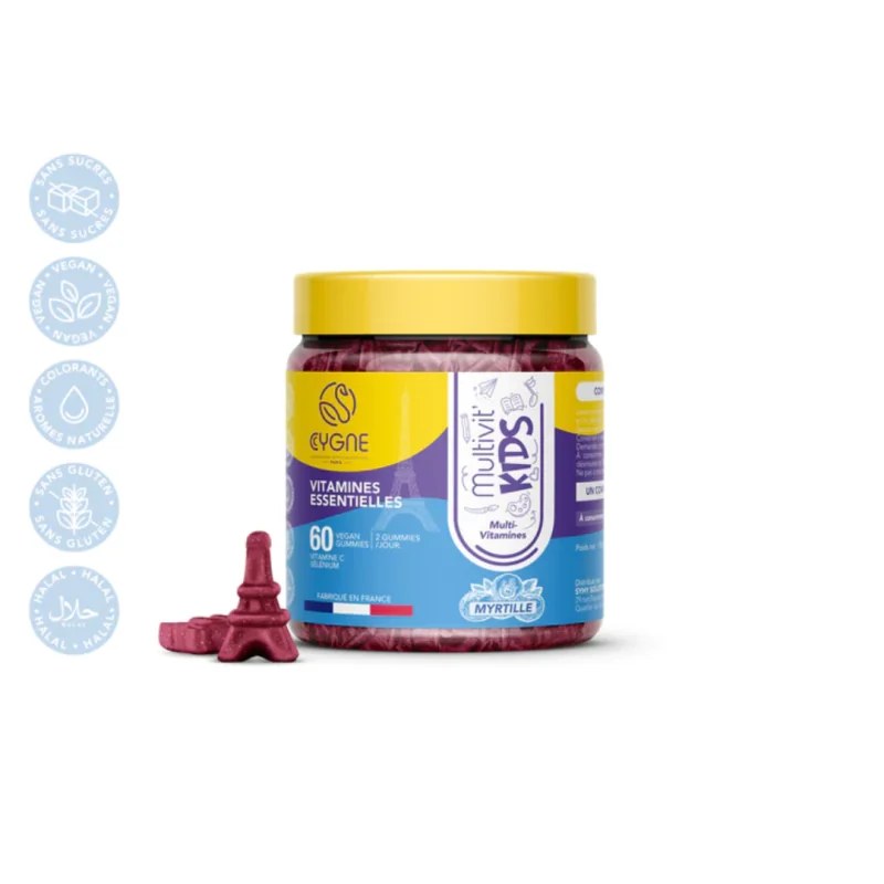 Cygne Cygne Multivit Kids 60 GUMMES