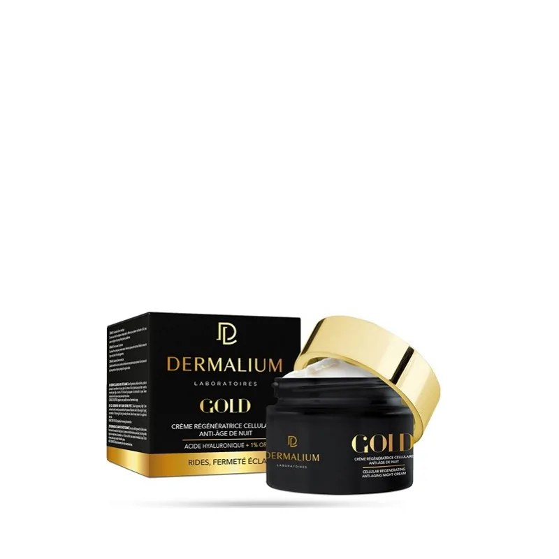 DERMALIUM  DERMALIUM GOLD CRÈME RÉGÉNÉRATRICE CELLULAIRE ANTI-ÂGE DE NUIT 50ML