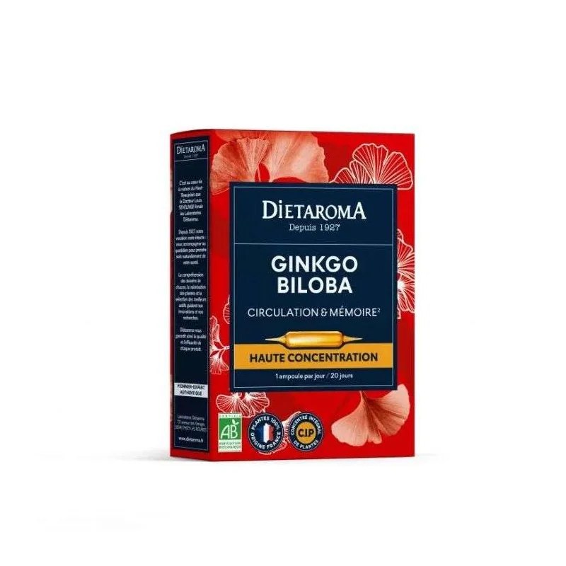 dietaroma DIETAROMA C.I.P. GINKGO BILOBA 20 ampoules