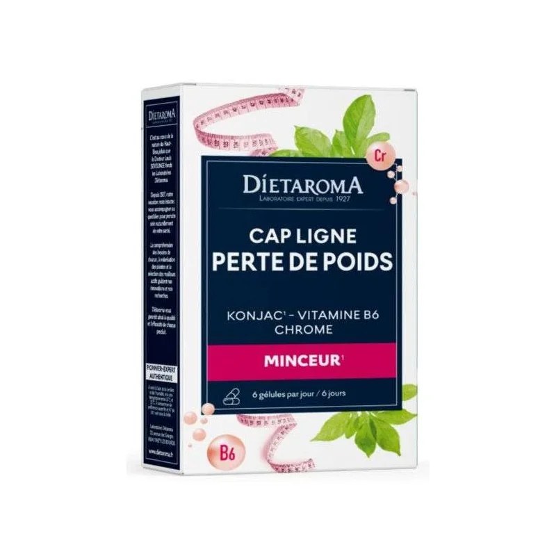 dietaroma DIETAROMA CAPLIGNE KONJAC & CHROME 40 gélules