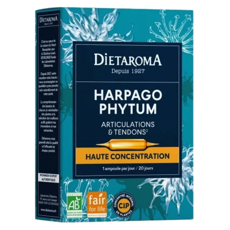 dietaroma Dietaroma Harpagophytum Bio 20 Ampoules