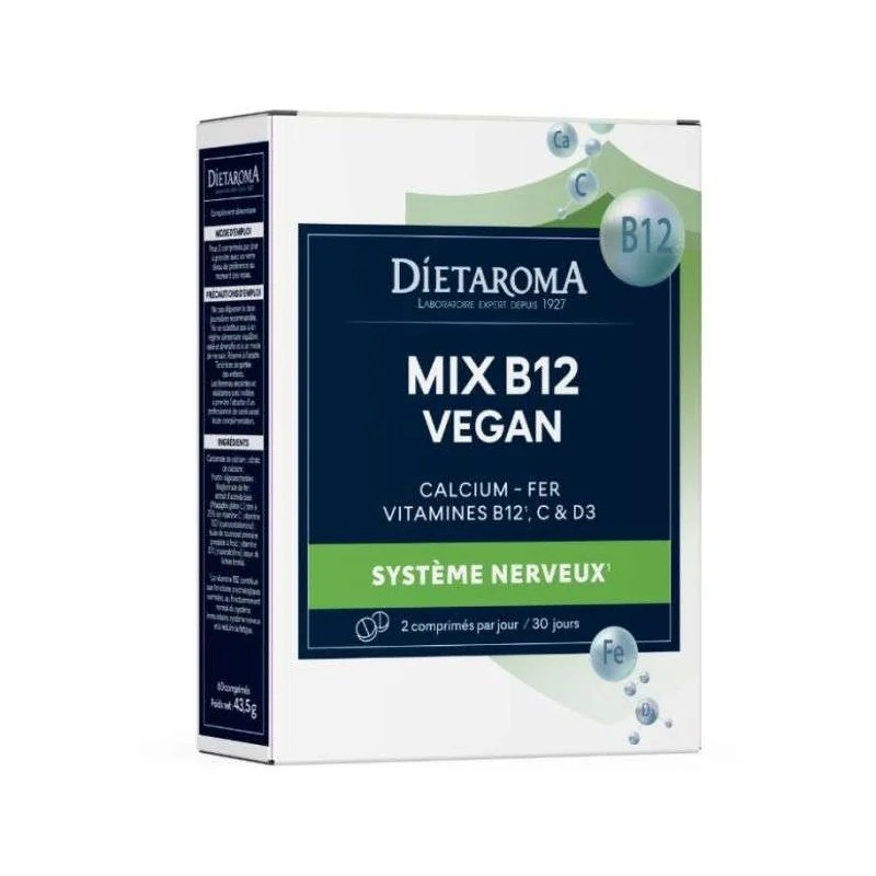 dietaroma DIETAROMA Mix B12 Vegan - 60 comprimés