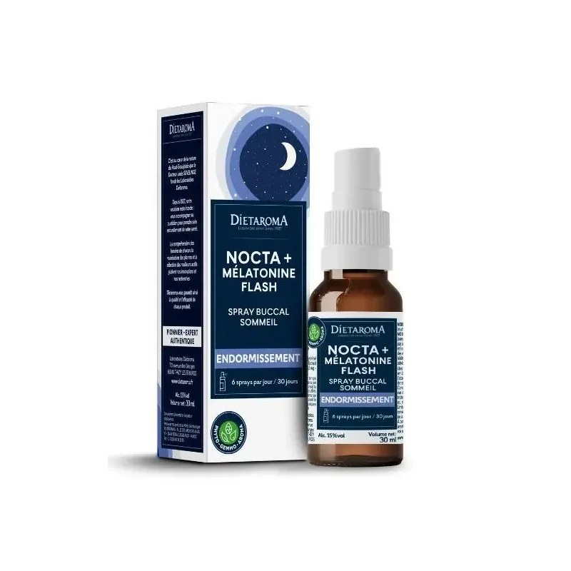 dietaroma DIETAROMA Nocta + mélatonine flash (spray) 30ml
