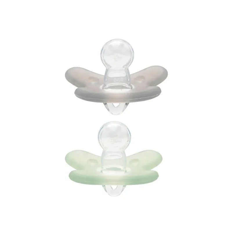 DIFRAX Difrax Sucette en silicone 6-12 mois - 2 pièces  SI127