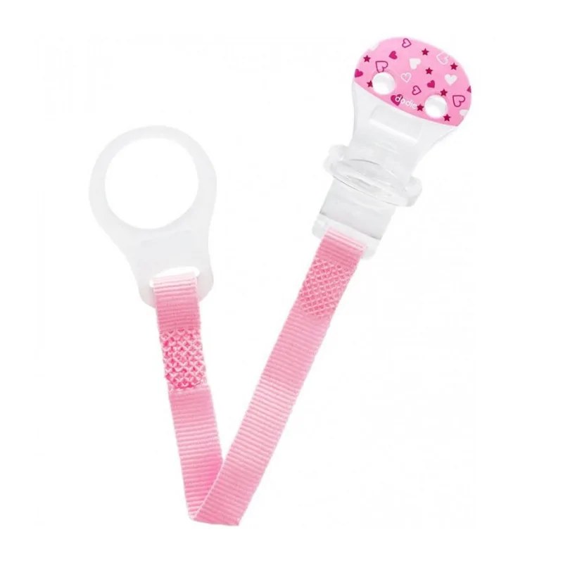 dodie DODIE ATTACHE SUCETTE RUBAN Rose