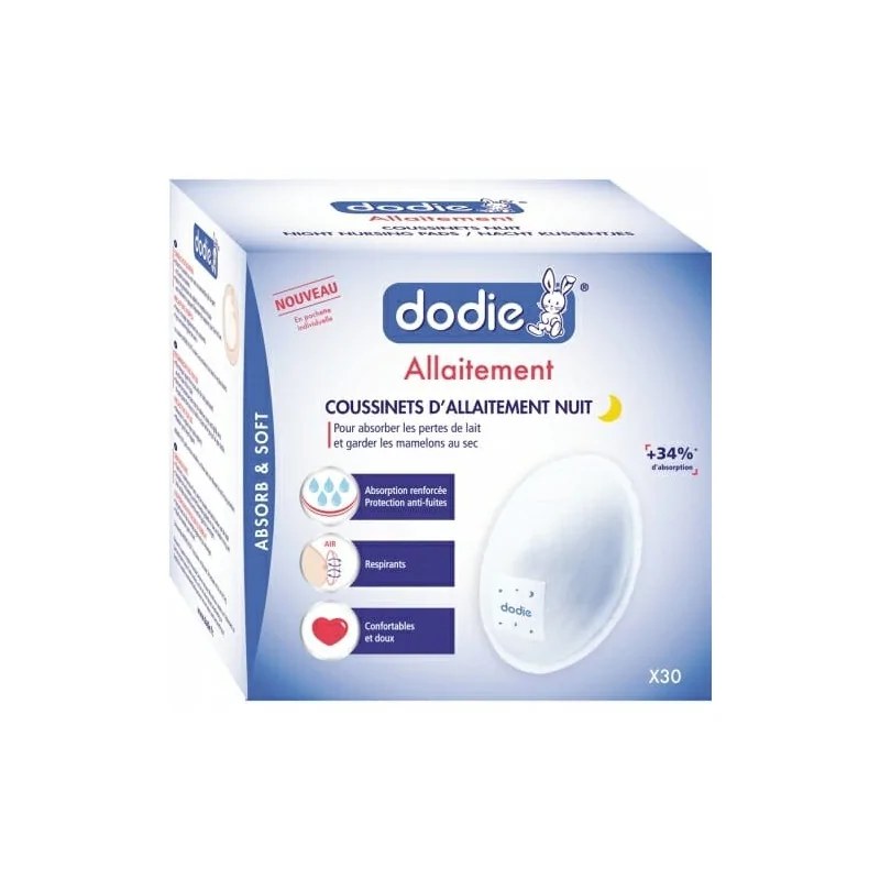 dodie DODIE COUSSINET D'ALLAITEMENT NUIT X30