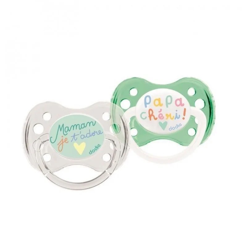 dodie DODIE SUCETTE Anatomique  A31 0-6M  DUO MAMAN PAPA CHERI