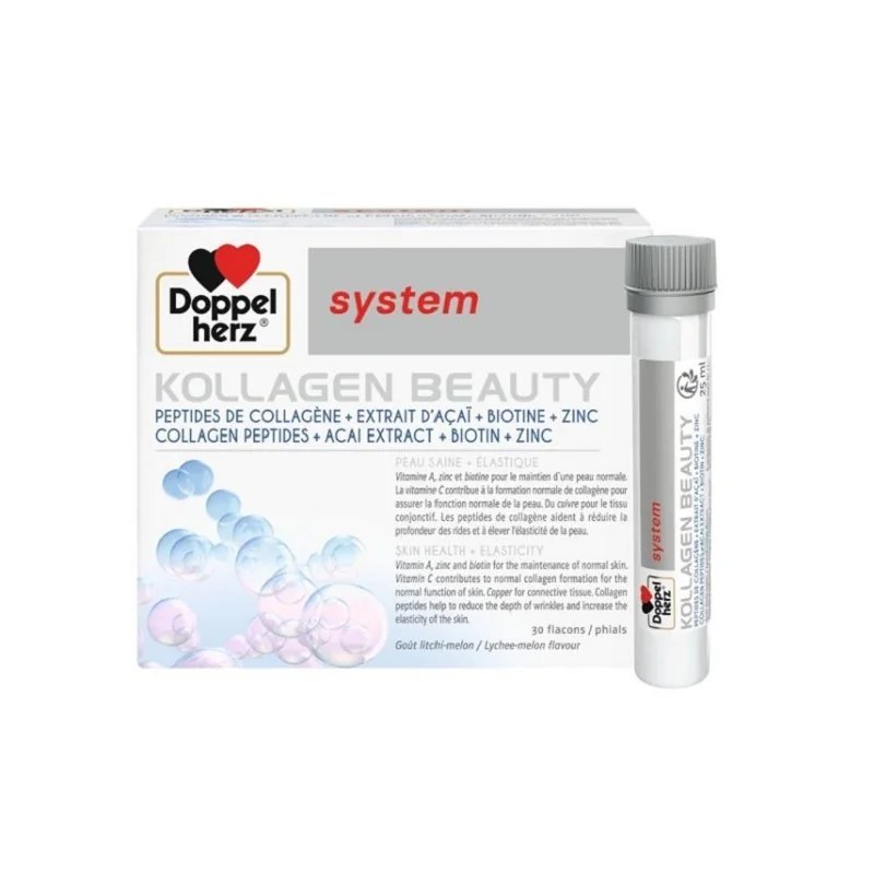 Doppelherz  Doppel Herz KOLLAGEN BEAUTY Boite de 30 Ampoules