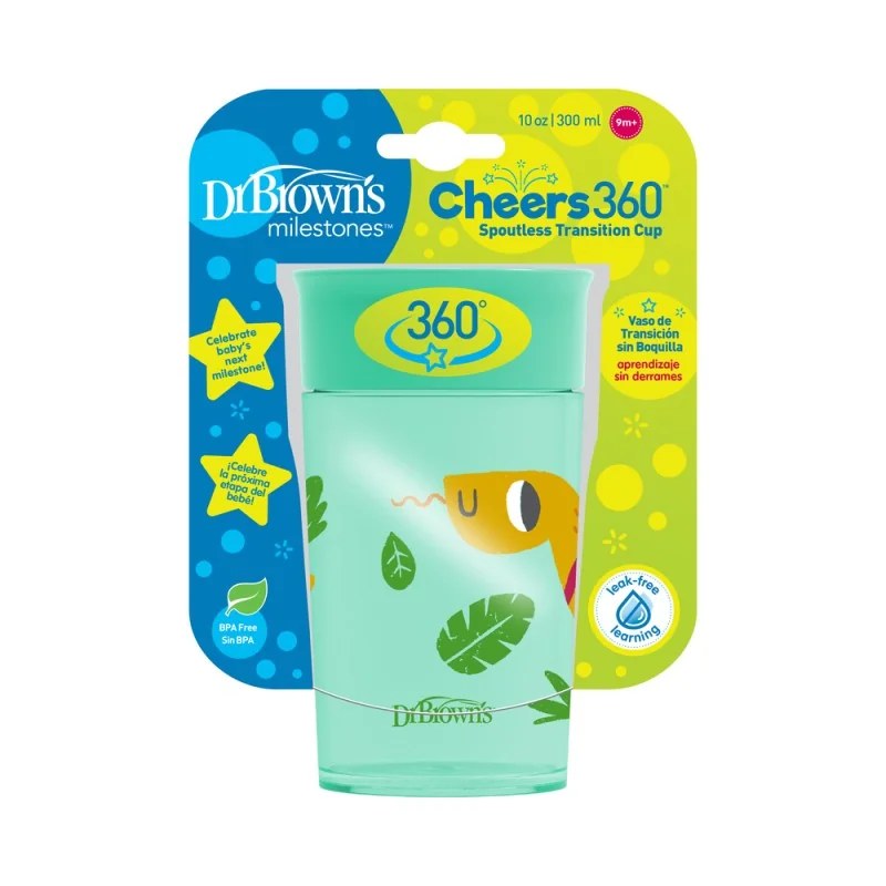 Dr Brown’s Dr Brown’s Cheers 360° cup vert 300 ml