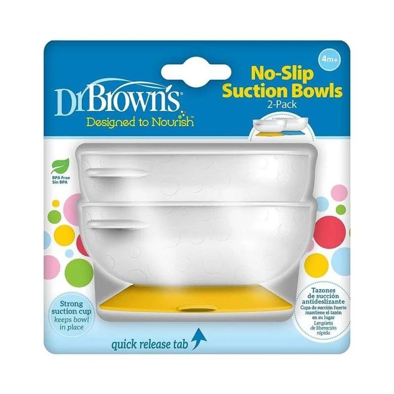 Dr Brown’s DR BROWNS BOL A VENTOUSE ANTIDERAPANT 4MOIS+ PAQUET DE 2