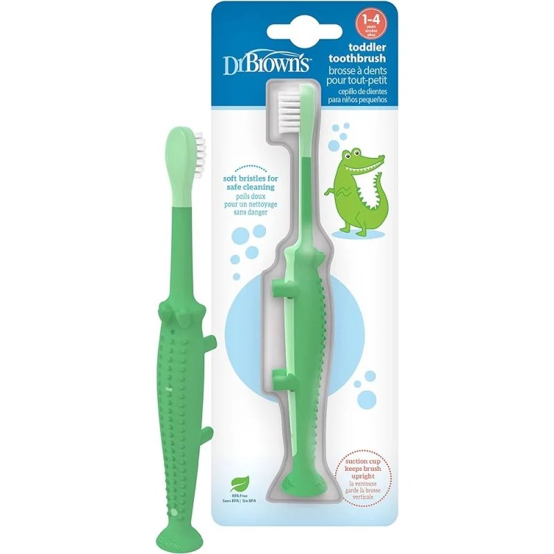 Dr Brown’s DR BROWNS BROSSE A DENTS BEBE 1-4 ANS CROCODILE