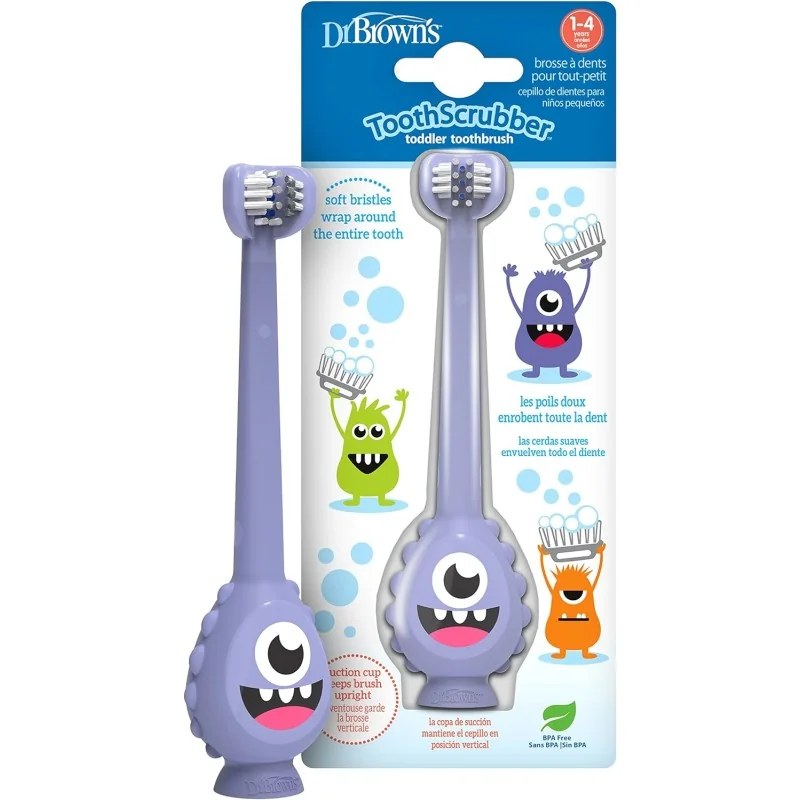 Dr Brown’s DR BROWNS BROSSE A DENTS BEBE 1-4 ANS MONSTRE VIOLLET