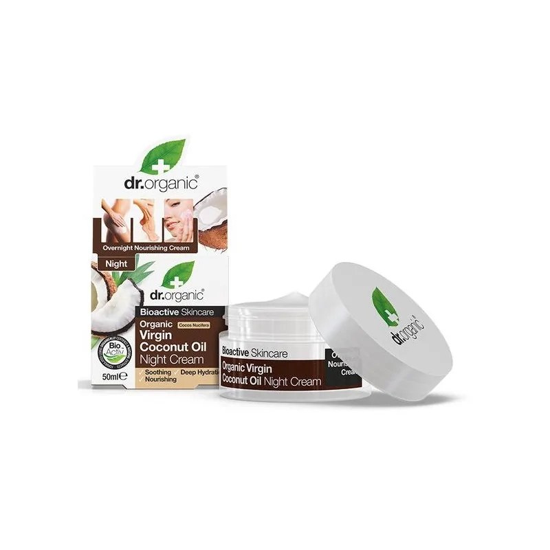 Dr.Organic Dr. Organic Crème de nuit à base de coco 50 ml