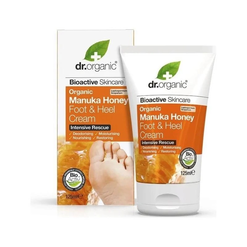 Dr.Organic DR.ORGANIC CRÈME PIEDS AU MIEL DE MANUKA 125 ML