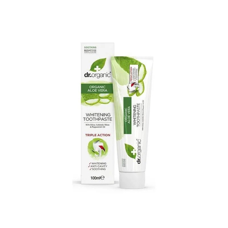 Dr.Organic Dr. Organic  Dentifrice à l'aloe vera 100 ml