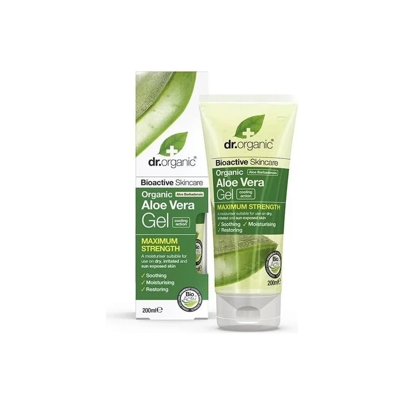 Dr.Organic Dr. Organic GEL ALOE VERA, ARBRE A THE ET 3 HUILES 200 ML