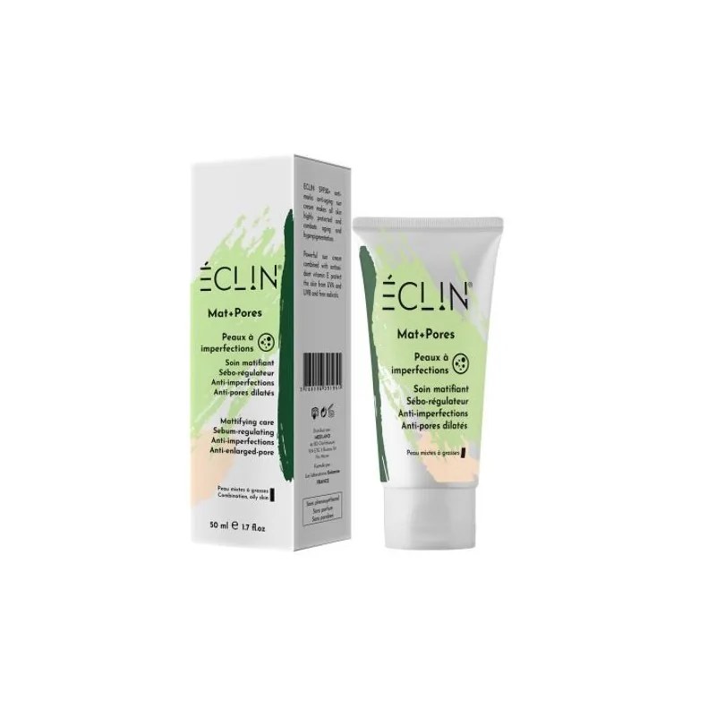 ECLIN  Eclin crème mat+pores crème anti-imperfections 50ml