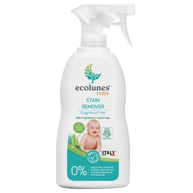 ECOLUNES ECOLUNES SPRAY DÉTACHANT BÉBÉ ÉCOLOGIQUE ET HYPOALLERGÉNIQUE – 300 ML