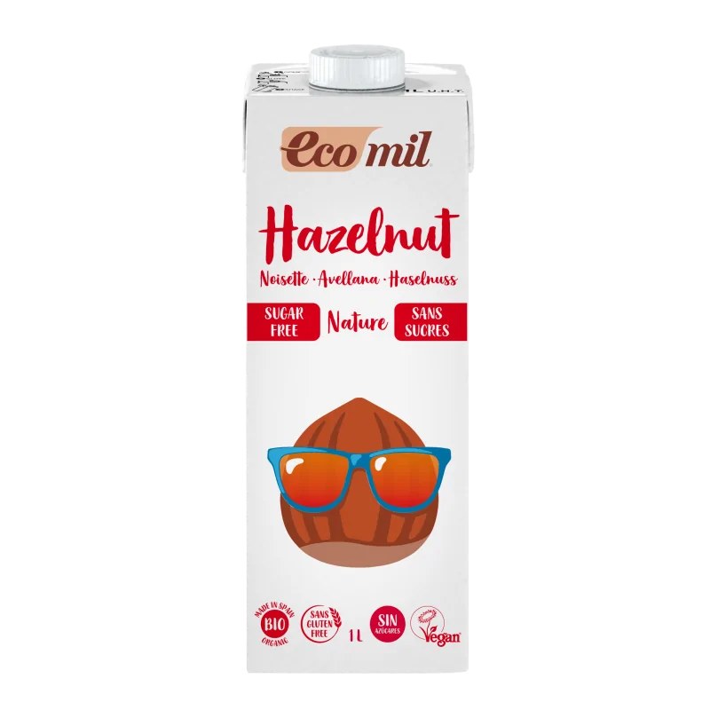 EcoMil ECOMIL BOISSON A LA NOISETTE SANS SUCRE 1L