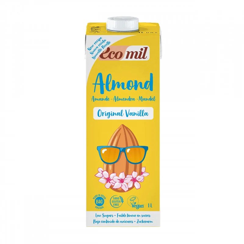 EcoMil Ecomil BOISSON D'AMANDE AGAVE VANILLE 1 L