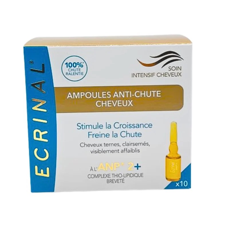 ECRINAL Ecrinal Ampoules Traitement Anti-Chute Cheveux 10x5ml