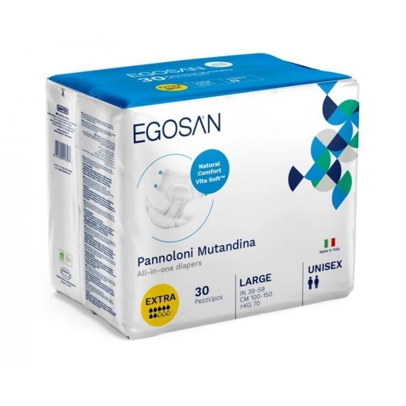 EGOSAN  EGOSAN  CHANGES COMPLETS NATURAL CONFORT 30Unités (7gttes) Taille L