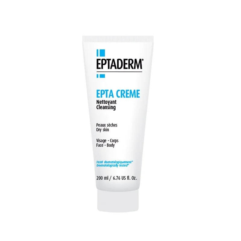 EPTADERM EPTADERM EPTA CRÈME NETTOYANT PEAUX SECHES VISAGE-CORPS 200 ML