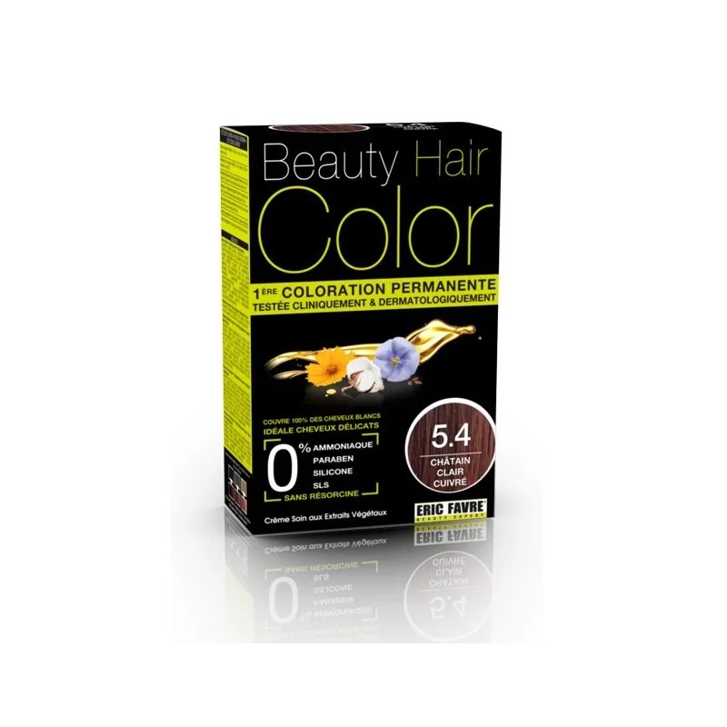 Eric Favre BEAUTY HAIR COLOR Châtain Clair Cuivré 5.4 - 160ml