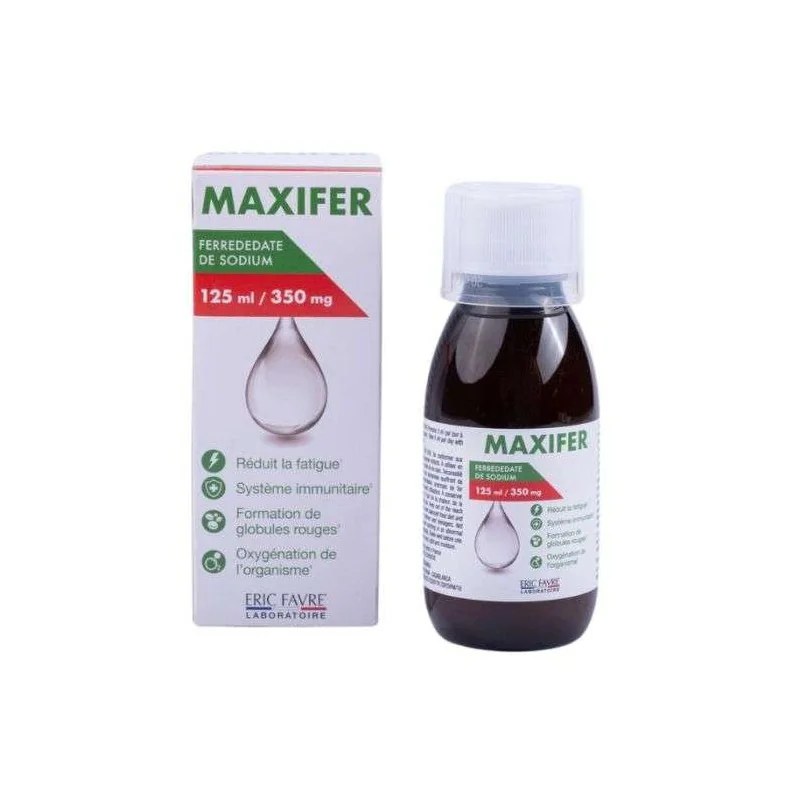 Eric Favre ERIC FAVRE MAXIFER FERREDEDATE DE SODIUM 350 MG 125 ML