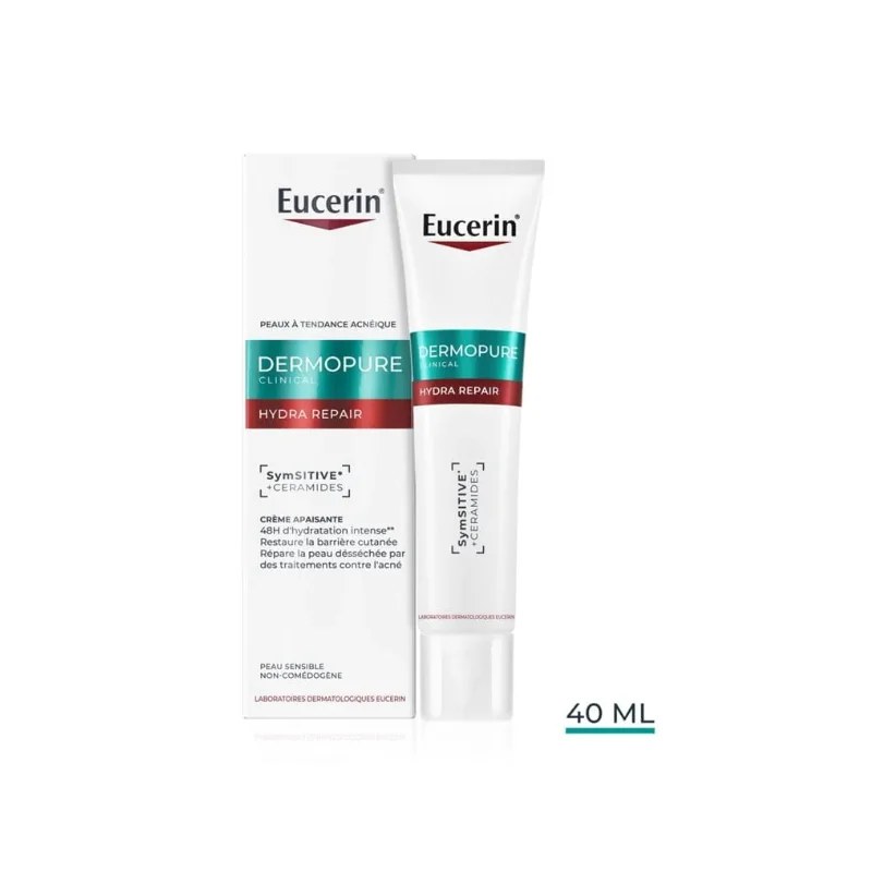 EUCERIN EUCERIN DERMOPURE CLINICAL HYDRA REPAIR CRÈME APAISANTE 40 ml