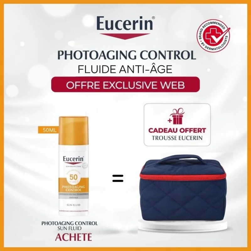 EUCERIN Eucerin Ecran SUN Fluide ANTI-ÂGE SPF 50+ - 50ml Achete + Trouse Offerte
